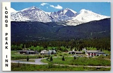 Postcard Longs Peak Inn Longs Peak Route Estes Park Colorado picture
