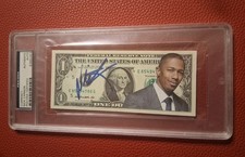 Nick Cannon Masked Singer Signed Custom $1 Bill Currency PSA 10 DNA AUTO Rare  picture