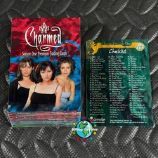 CHARMED SEASON ONE 1st 1 COMPLETE 72-TRADING CARD SET 2000 INKWORKS picture
