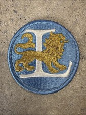Vintage L LION EMBROIDERED SEW ON ONLY PATCH LION LOGO GERMAN 3