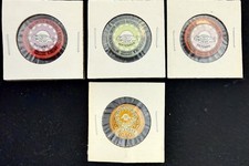 Rare 1937 UAW United Auto Workers Union Labor Vintage Button Pin Pinback Set picture