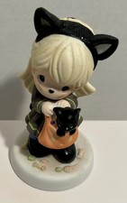 Precious Moments Have A Purr-fect Halloween Black Cat Figurine 209011 NIB picture