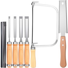 6 Pcs Woodworking Tools Set,Wood Chisels with Saw Set picture