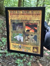 Darkstone PlayStation PS1 PC Vintage Framed Retro Video Game Ad Art 11x9 Diablo picture
