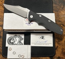 Hinderer Eklipse Bowie - Working Finish S45VN - Black G10 picture