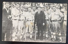 Mint USA Real Picture Postcard Vintage Baseball Players Omaha Team picture