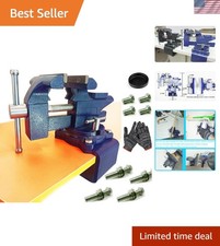 Upgraded Universal Clamp-On Vise, 270° Swivel Base, 4.5 picture