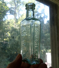 OPEN PONTIL DAVIS VEGETABLE PAIN KILLER 1850s OPIUM MEDICINE BOTTLE ATTIC MINT picture
