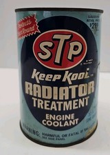 Vintage 1970s STP Keep Kool Radiator Treatment Can 1 Quart Full Unopened NOS picture