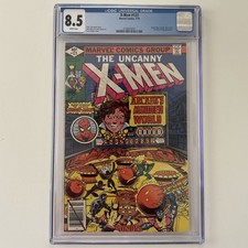 X-Men #123 (1979) Spider-Man Appearance - CGC 8.5 White Pages picture