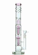 16.5 Glass Bong Glass Water Bongs Bowl Tornado Percolate Pipe Hookahs 18mm Bowl picture