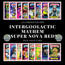 2023 S2 GARBAGE PAIL KIDS INTERGOOLACTIC MAYHEM PICK YOUR CARD SUPER NOVA RED picture