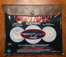 1975 Star Trek Blueprints Starship Enterprise Complete Set of 12 9'' x 30'' picture