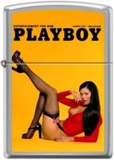 Zippo Playboy March 1974 Cover Street Chrome Windproof Lighter NEW RARE picture
