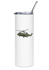 Sikorsky VH-92 Patriot Stainless Steel Water Tumbler with straw - 20oz. picture