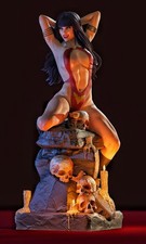 Vampirella Throne of Blood Edition | 1/6 Resin Sculpture | Unpainted picture