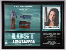 Lost Series - original costume card - Prop Evangeline Lilly as Kate Anne Austen picture