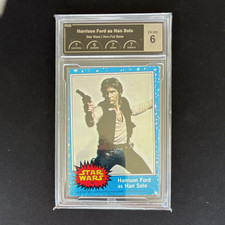 Topps 1977 Star Wars Non-Foil Base Set #58 Han Solo Harrison Ford Card picture