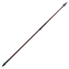 Spear of Sparta Warrior Spear - Metal Double-Edged Blade Overall 83