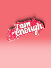 Barbie And Ken Enamel Pin I am Kenough Barbie Movie Quote Enamel Pin picture