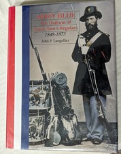 **VINTAGE 1998 ARMY BLUE HC/DJ BOOK**THE UNIFORM OF UNCLE SAM'S REGULARS picture