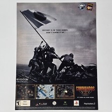 Commandos 2 Xbox PlayStation 2 PS2 PC History Print Ad/Poster Promo Art picture