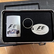 Zippo Formula1 F1 1996 Silver One Side Processing Lighter picture
