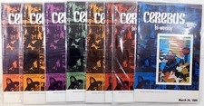 Cerebus Bi-Weekly Lot 8 #6, 7, 8, 9, 10, 11, 12 18 1989 Aardvark-Vanaheim Comics picture