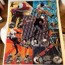 Lot Of 5 Vintage Xgames 2 Pocket Folder BRAND NEW ESPN 1998 Skateboard Bicycle picture