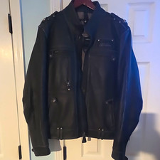 Harley-Davidson Men's Tifton Distressed Leather Riding Jacket w/ Liner - Large picture