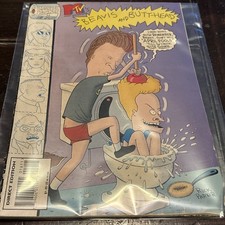 MTV's Beavis & Butt-Head #16 Marvel Comics Comic Book 1995 Damaged Cover picture