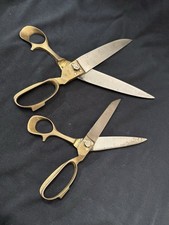 2 Pairs M. Yosuf Scissors 12.5 Inches And 9.5 Inches picture