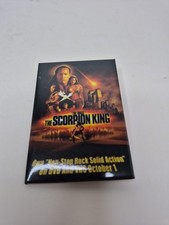 Nice Used The Scorpion King DVD VHS  Movie Promotional Pinback Button picture