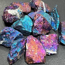 Extra Quality Chalcopyrite Peacock Ore Rough Raw Stones (By The Piece Or Pound) picture