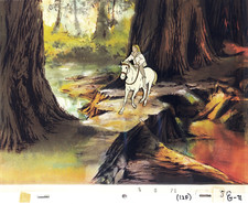 THE LORD OF THE RINGS: ORIGINAL RALPH BAKSHI ANIMATION CELS w/ Free Autograph picture