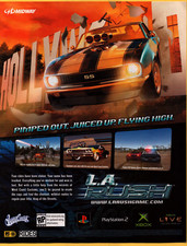 L.A. Rush Car Racing - Video Game Print Ad / Poster Promo Art 2005 picture