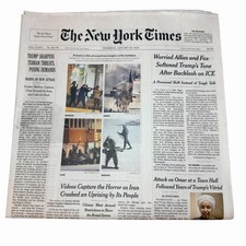 The New York Times Newspaper January 29 2026 Complete Unread Print Paper NYT picture