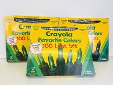 Crayola Favorite Colors 100 Light Set 3 Sets RARE 1996 Never Used SEE DETAILS picture