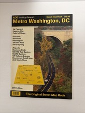 ADC Street Map Book Metro Washington DC 1997 29th Edition Nice picture
