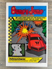 Bump n Jump Video Game Intellivision Atari 2600 1984 Vintage Print Ad picture