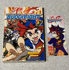 Future Card Buddyfight Manga Vol 2 Shogakukan Asia English Rare OOP w/ Bookmark picture