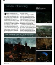 Dinosaur Hunting Xbox Video Game Review Print Magazine Ad 2003 Metro 3D picture