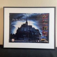 Castlevania Symphony of the Night 1997 PS1 Vintage Print Ad Framed Wall Art RPG picture