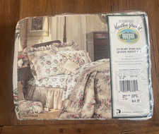Rare NOS Vtg. Martha Stewart Chantelle Romantic English Country Queen Sheet Set picture