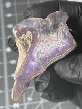 Rare Royal Aztec Lace Agate Purple Banding Old Stock picture