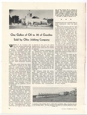 1935 Story & Pic: P.E. Cramer Oil Co. of Toledo, OhiO - MobilGas Station Pic picture