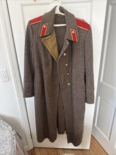 Military Coat From Russia USSR With Matching Hat picture