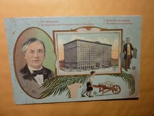 RARE- WANAMAKER- POSTCARD-1907 picture
