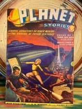 Planet Stories | Summer 1941 Volume 1 Issue 3 | Fiction House | Pulp Sci-Fi picture