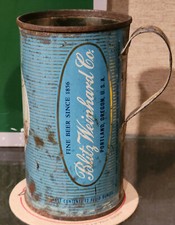 1950S HOMEMADE BLITZ WEINHARD MUG WITH OLY HANDLE FLAT TOP BEER CAN  PORTLAND OR picture